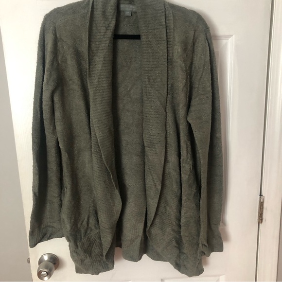 Pre-Owned Barefoot Dreams Cozychic Lite Circle Cardigan! - Picture 2 of 9